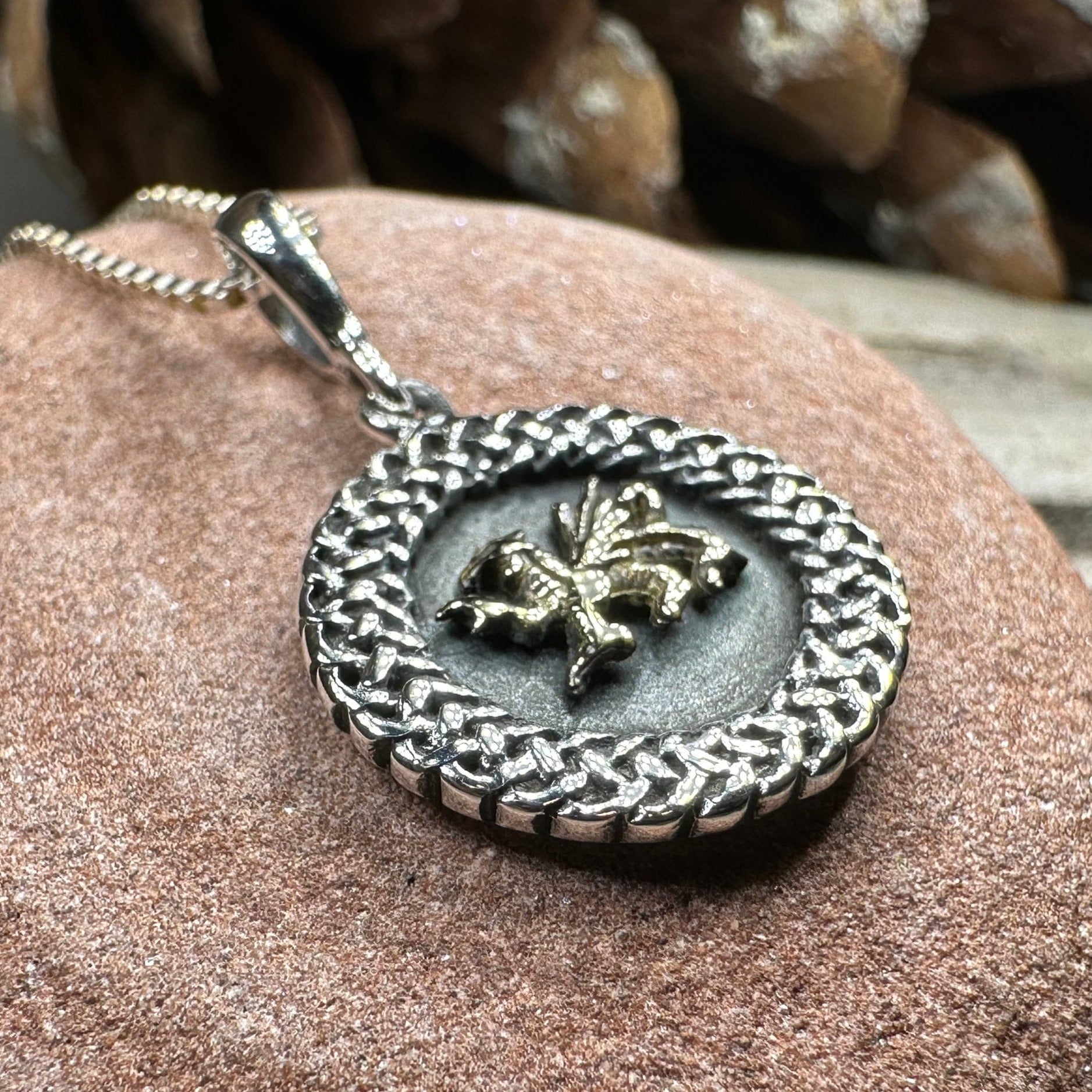 Welsh Dragon Necklace, Wales Necklace, Celtic Dragon, Celtic Jewelry, Silver Dragon, Pagan Jewelry, Wiccan Jewelry, Fantasy Jewelty