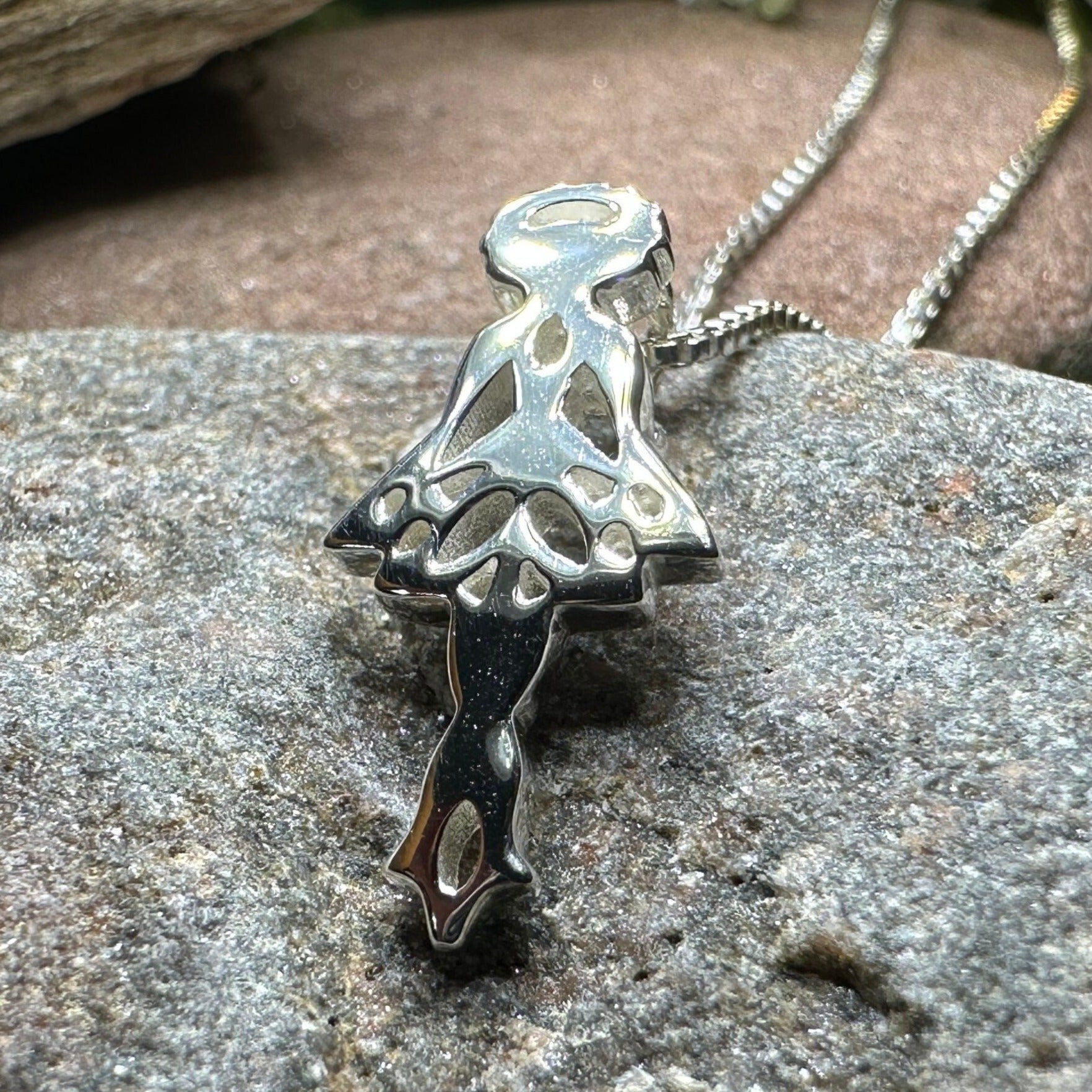 Emorie Irish Dancer Necklace – Celtic Crystal Design Jewelry