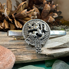 Load image into Gallery viewer, Lion Tie Bar, Men&#39;s Celtic Jewelry, Scottish Gift for Him, Dad Gift, Graduation Gift, Scotland Gift, Man&#39;s Gift, Celtic Tie Clip, Groom Gift
