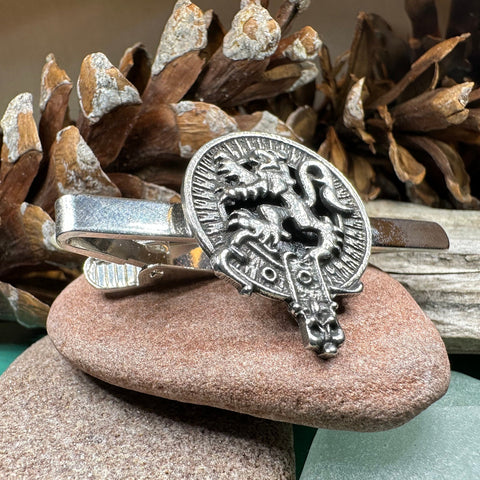 Load image into Gallery viewer, Lion Tie Bar, Men's Celtic Jewelry, Scottish Gift for Him, Dad Gift, Graduation Gift, Scotland Gift, Man's Gift, Celtic Tie Clip, Groom Gift
