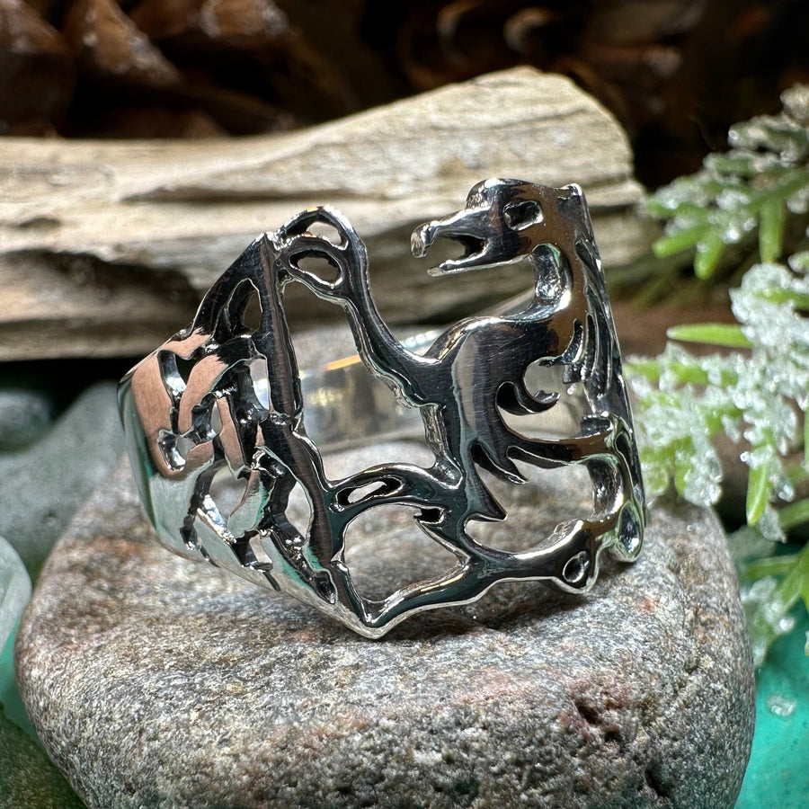 Celtic Phoenix Ring, Celtic Ring, Norse Ring, Silver Boho Ring, Irish Ring, Irish Dance Gift, Anniversary Gift, Ireland Ring, Wiccan Ring
