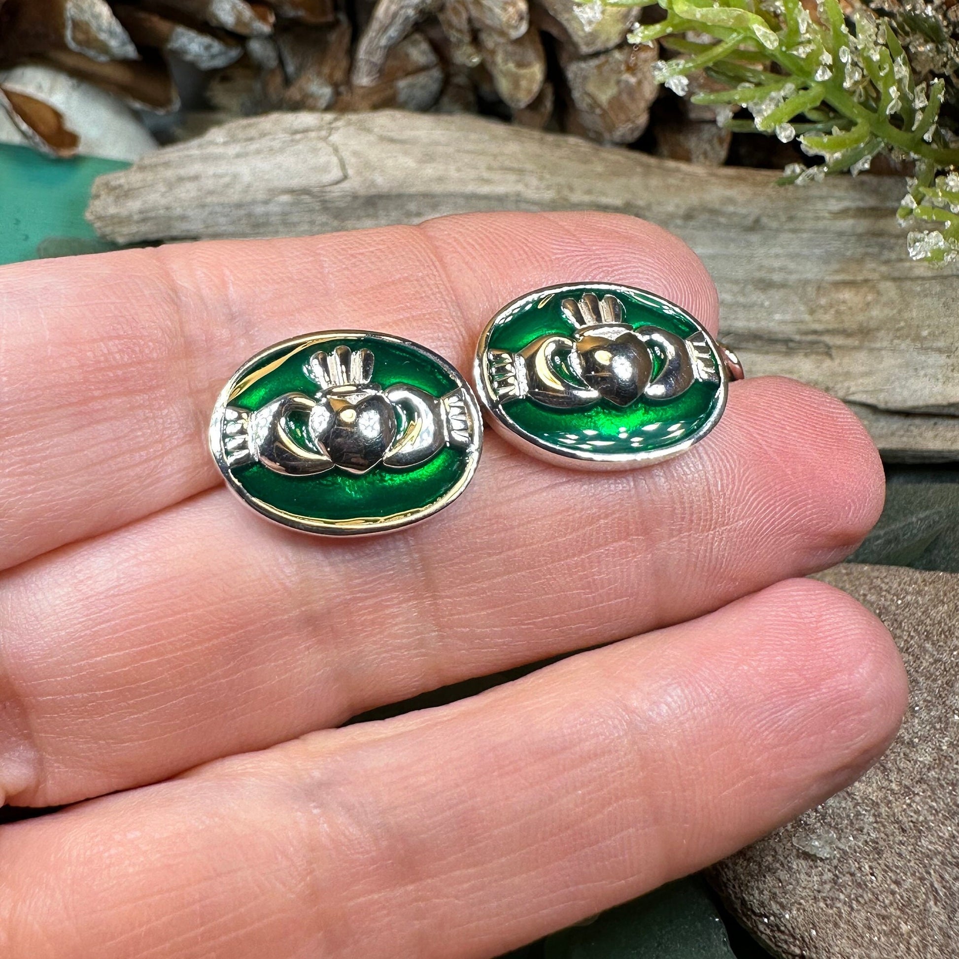 Claddagh Cuff Links, Irish Jewelry, Mens Celtic Jewelry, Silver Gift for Him, Dad Gift, Groom Gift, Dad Gift, Graduation Gift, Brother Gift