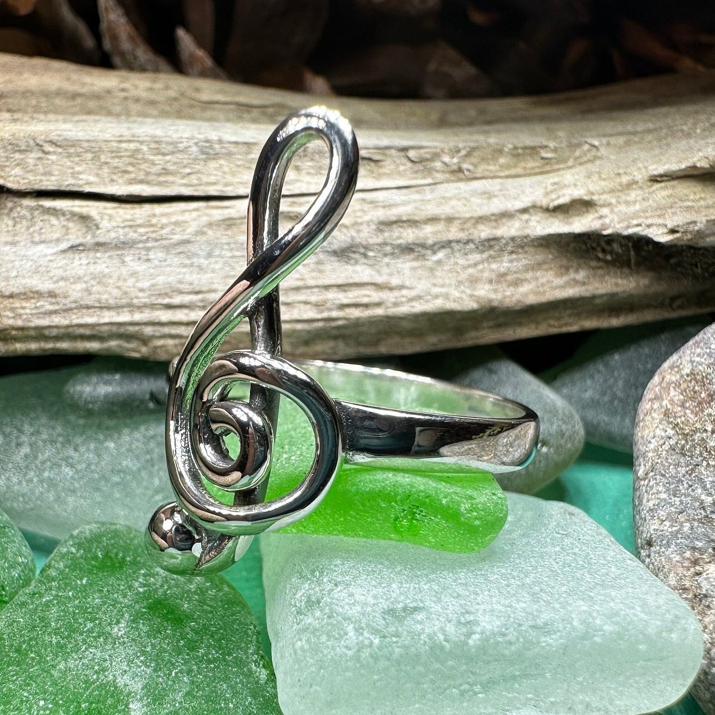 Music Note Ring, Music Jewelry, Musician Jewelry, G Clef Jewelry, Theater Gift, Anniversary Gift, Sister Gift, Girlfriend Gift, Aunt Gift