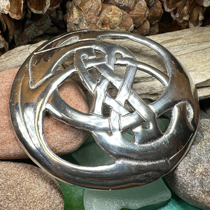 Celtic Knot Brooch, Celtic Jewelry, Irish Jewelry, Scotland Brooch, Celtic Brooch, Anniversary Gift, Celtic Pin, Ireland Gift, Norse Brooch