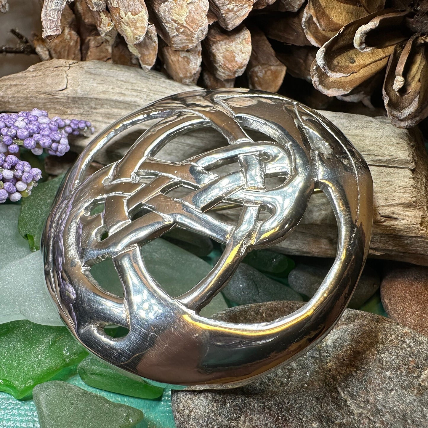 Celtic Knot Brooch, Celtic Jewelry, Irish Jewelry, Scotland Brooch, Celtic Brooch, Anniversary Gift, Celtic Pin, Ireland Gift, Norse Brooch