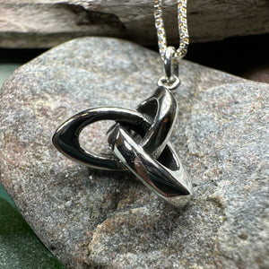 Trinity Knot Necklace, Celtic Necklace, Irish Pendant, Scottish Necklace, Mom Gift, Anniversary Gift, Celtic Knot Jewelry, Triquetra Pendant