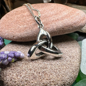Trinity Knot Necklace, Celtic Necklace, Irish Pendant, Scottish Necklace, Mom Gift, Anniversary Gift, Celtic Knot Jewelry, Triquetra Pendant