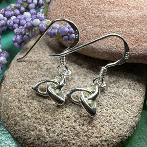 Trinity Knot Earrings, Celtic Earrings, Irish Jewelry, Scottish Jewelry, Mom Gift, Anniversary Gift, Celtic Knot Jewelry, Triquetra Earrings
