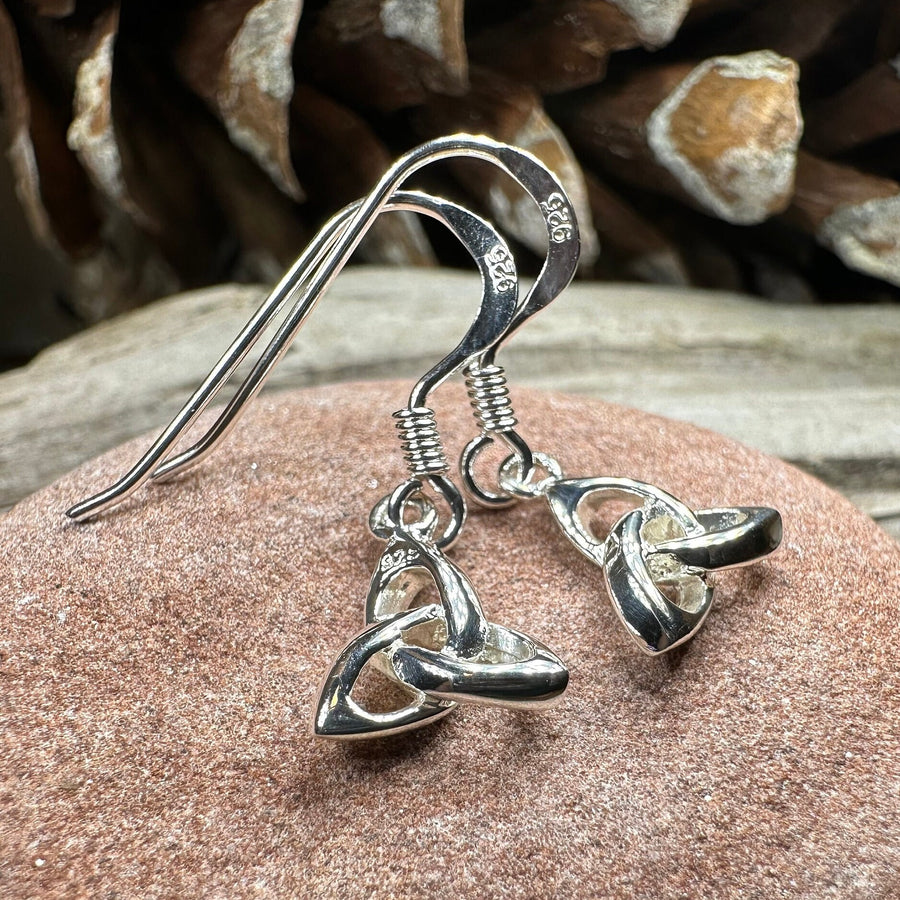 Trinity Knot Earrings, Celtic Earrings, Irish Jewelry, Scottish Jewelry, Mom Gift, Anniversary Gift, Celtic Knot Jewelry, Triquetra Earrings