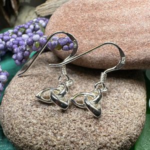 Trinity Knot Earrings, Celtic Earrings, Irish Jewelry, Scottish Jewelry, Mom Gift, Anniversary Gift, Celtic Knot Jewelry, Triquetra Earrings