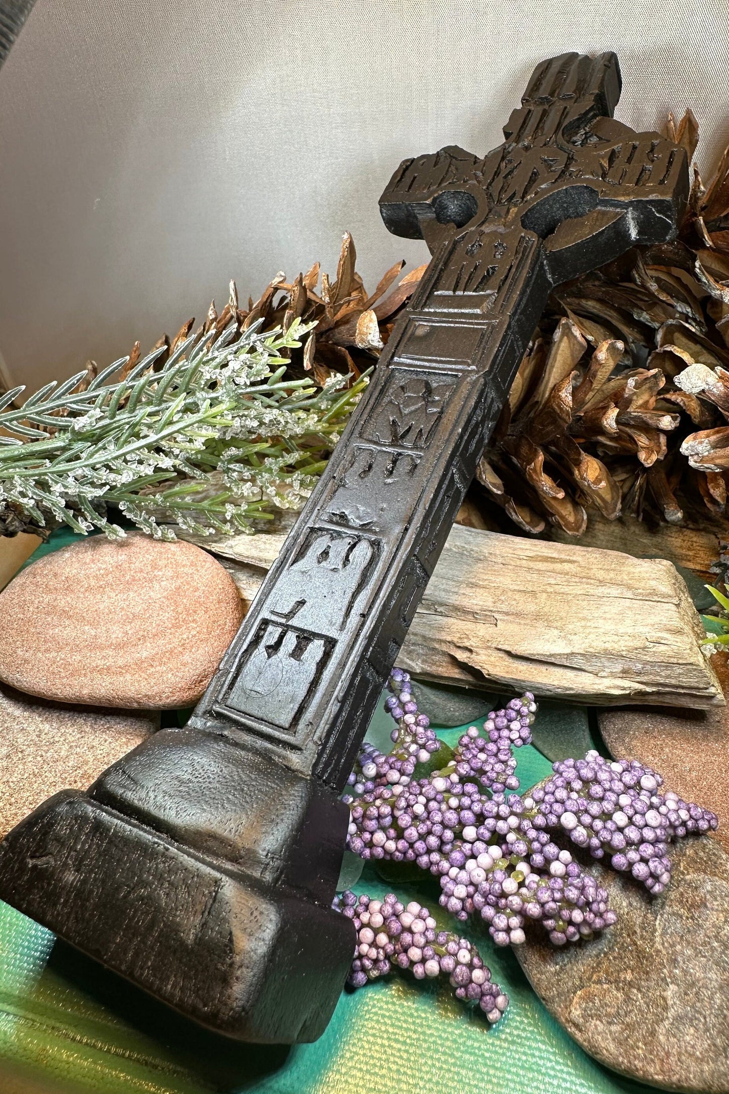 Ardboe Celtic Cross, Turf High Cross, Irish Cross Statue, Ireland Gift, Irish Turf, Housewarming Gift, New Home Gift, Confirmation Gift