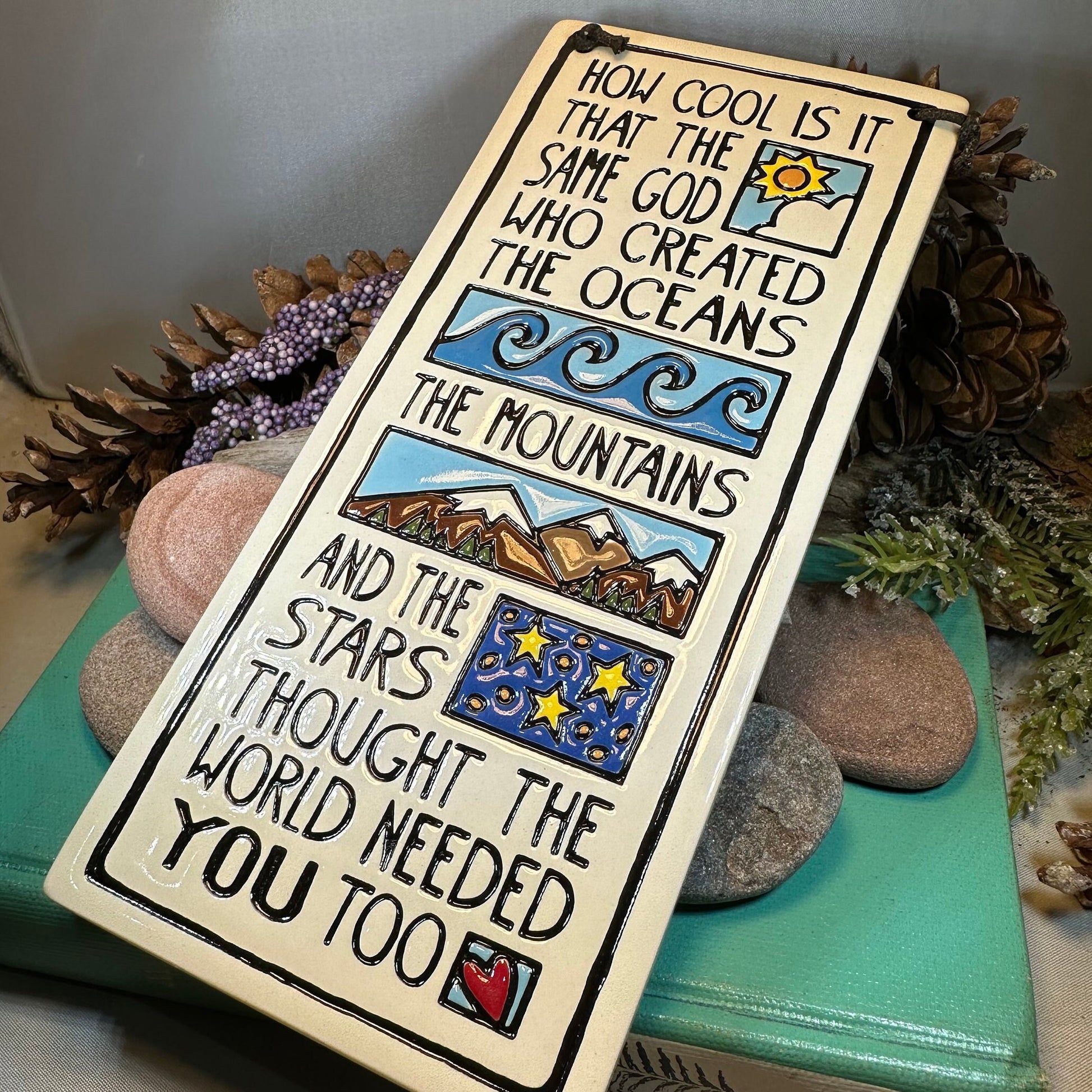 Birthday Wall Art, Encouragement Gift, Ceramic Wall Plaque, New Baby Gift, Graduation Gift, Baby Nursery Decor, Teenager Gift, Sobriety Gift