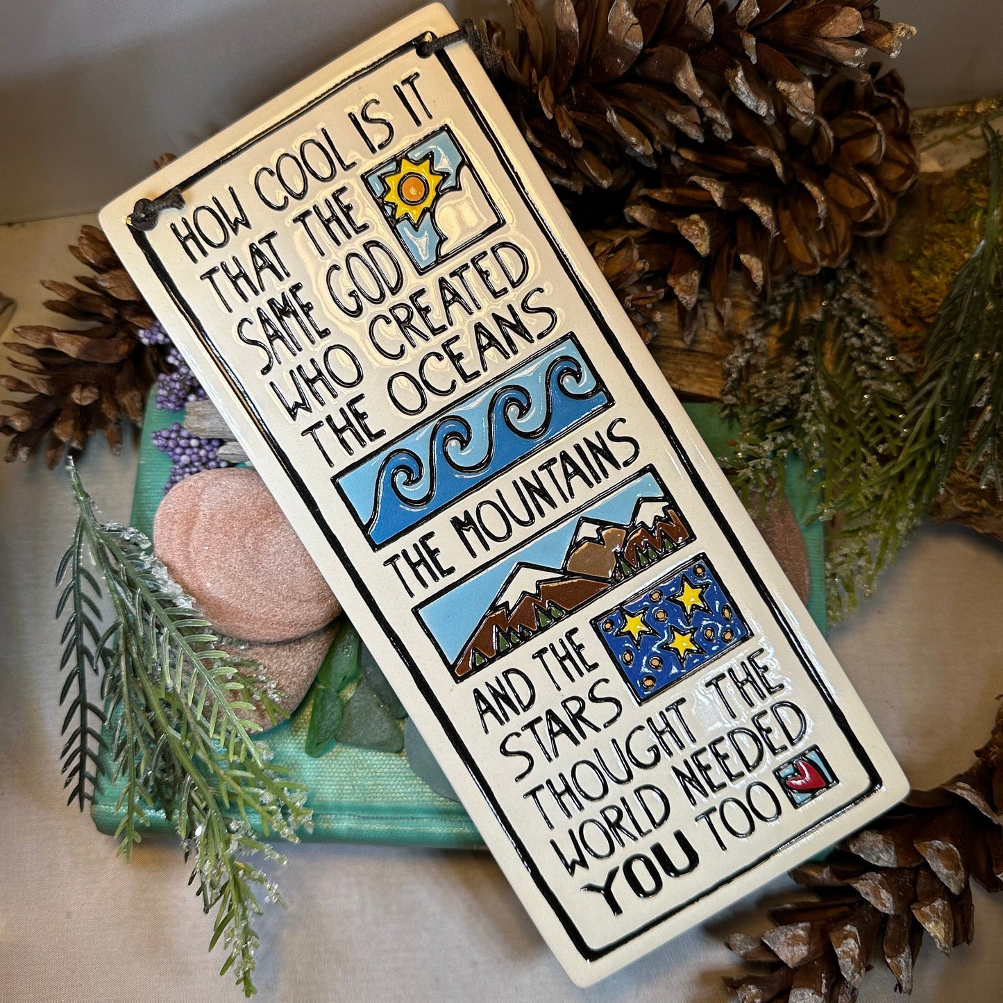 Birthday Wall Art, Encouragement Gift, Ceramic Wall Plaque, New Baby Gift, Graduation Gift, Baby Nursery Decor, Teenager Gift, Sobriety Gift