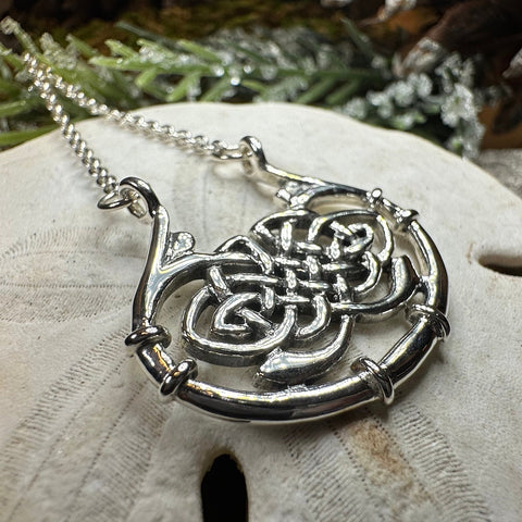 Load image into Gallery viewer, Shamrock Infinity Necklace
