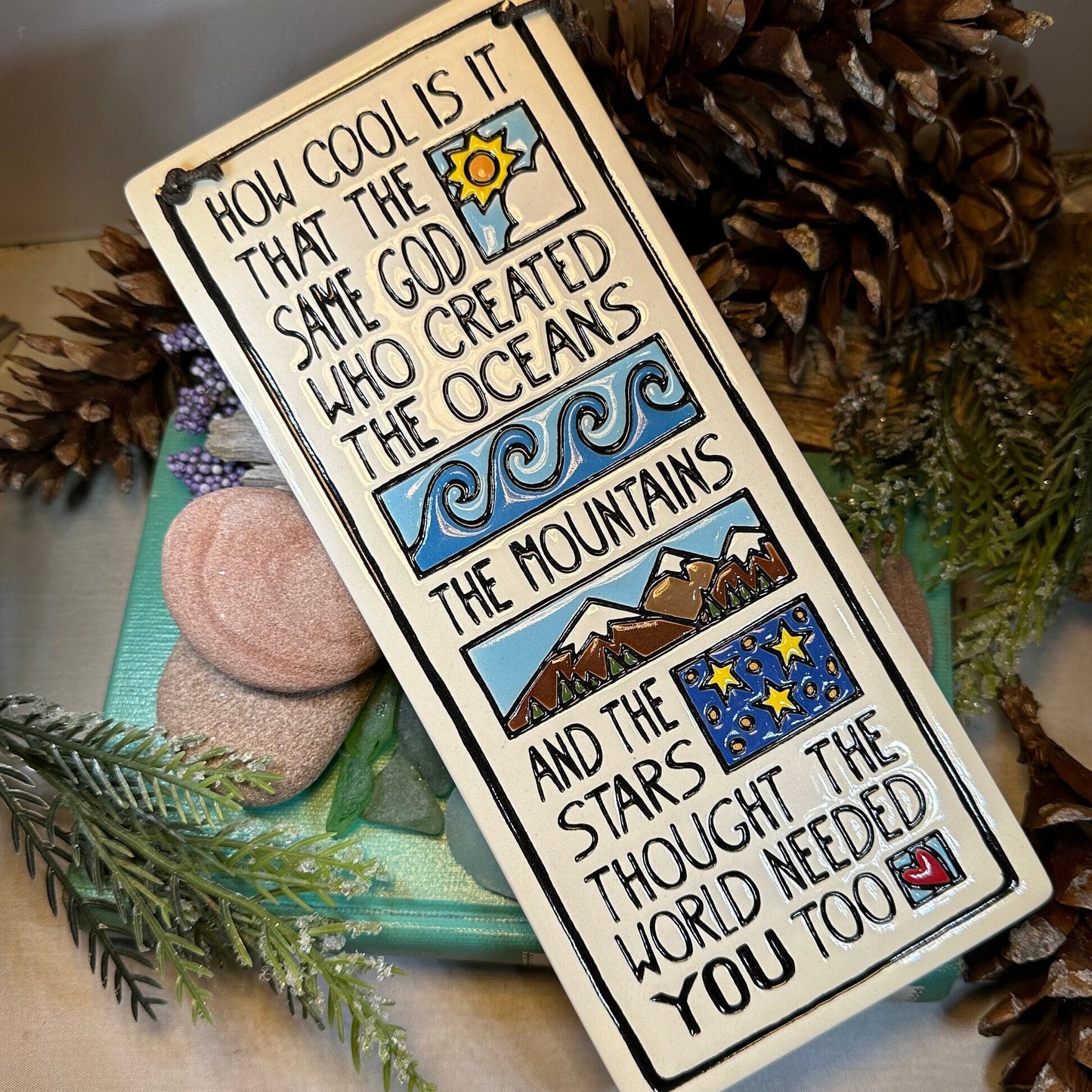 Birthday Wall Art, Encouragement Gift, Ceramic Wall Plaque, New Baby Gift, Graduation Gift, Baby Nursery Decor, Teenager Gift, Sobriety Gift