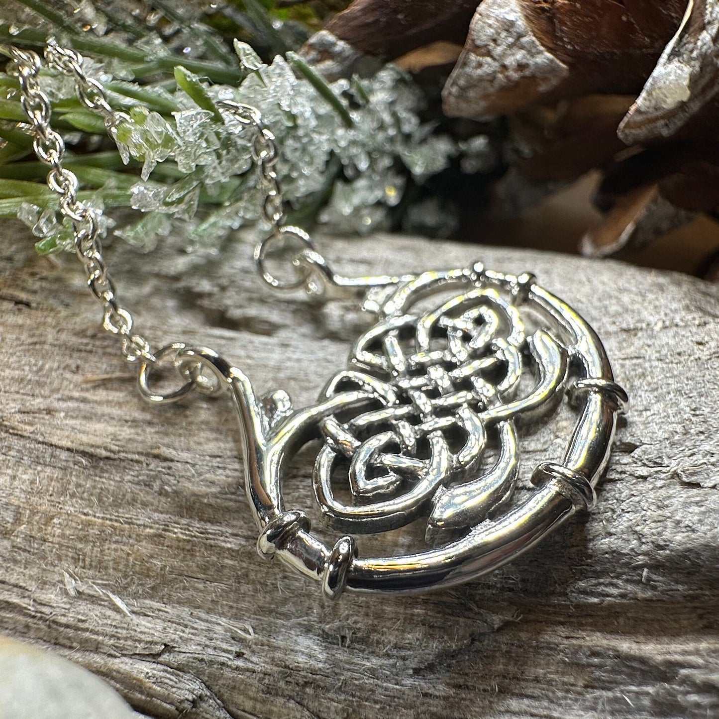 Shamrock Infinity Necklace