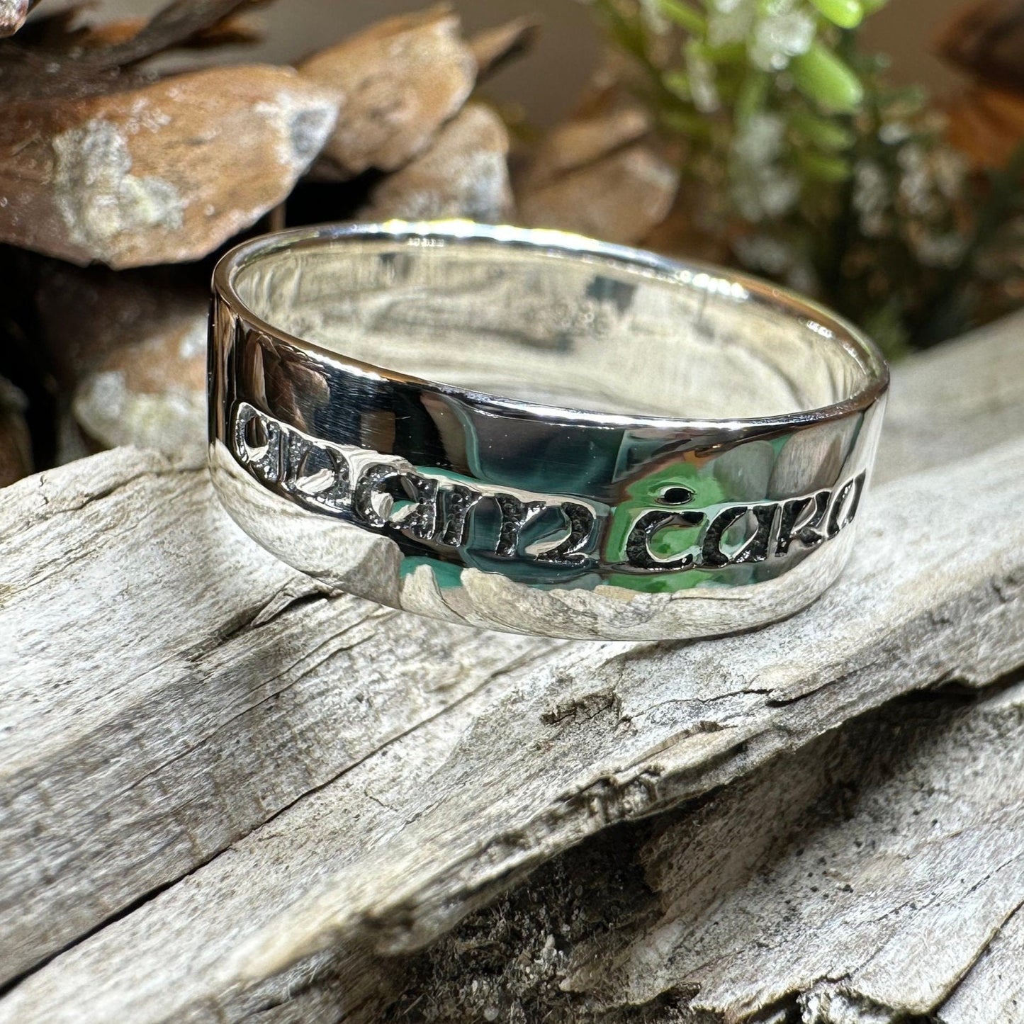 Celtic Ring, Irish Gaelic Ring, Soulmate Ring, Ireland Ring, Irish Ring, Promise Ring, Anniversary Gift, Silver Wedding Band, Mo Anam Cara