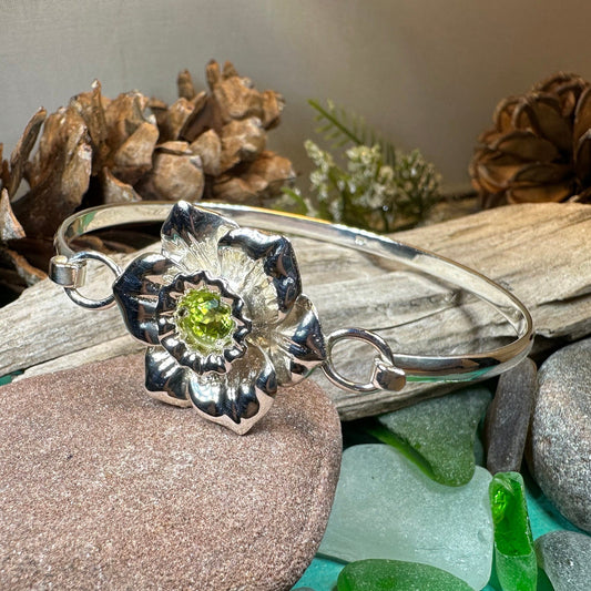 Welsh Daffodil Bracelet in Sterling Silver — view 7