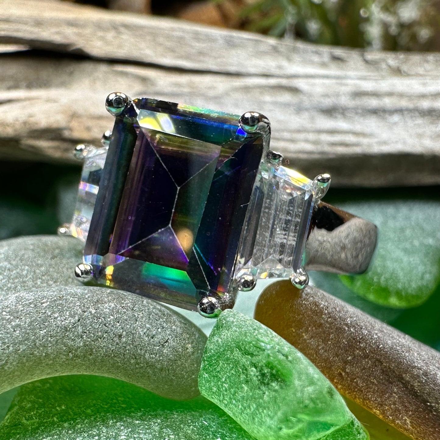 Lysander Mystic Topaz Ring — view 5