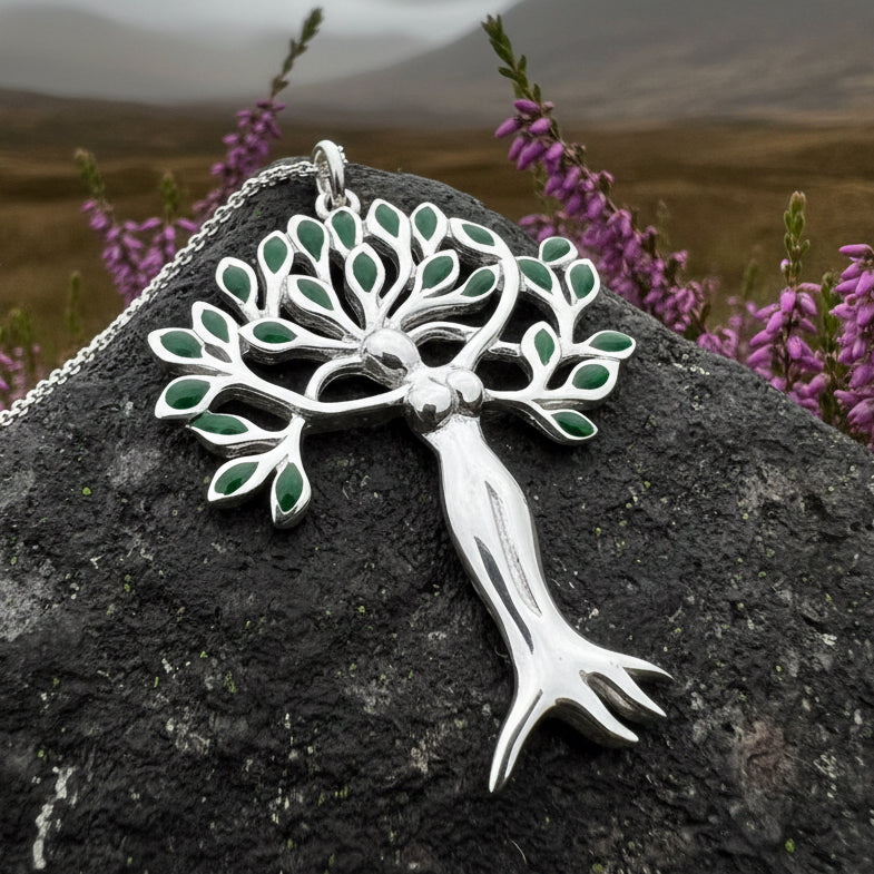 Tree of Life Necklace, Celtic Goddess Jewelry, Irish Jewelry, Anniversary Gift, Bridal Jewelry, Norse Jewelry, Danu Pendant, Yoga Jewelry