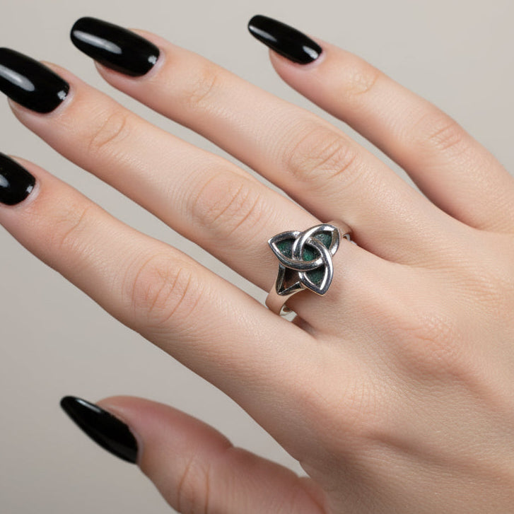 Trinity Knot Ring, Celtic Jewelry, Irish Jewelry, Celtic Knot Jewelry, Irish Ring, Irish Dance Gift, Anniversary Gift, Pagan Jewelry, Wiccan