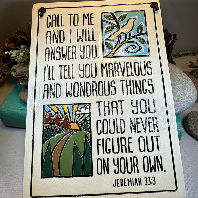 Christian Blessing Wall Art, Religious Gift, Ceramic Wall Plaque, New Home Gift, Peace Prayer, Wedding Gift, Religious Prayer, Mom Gift