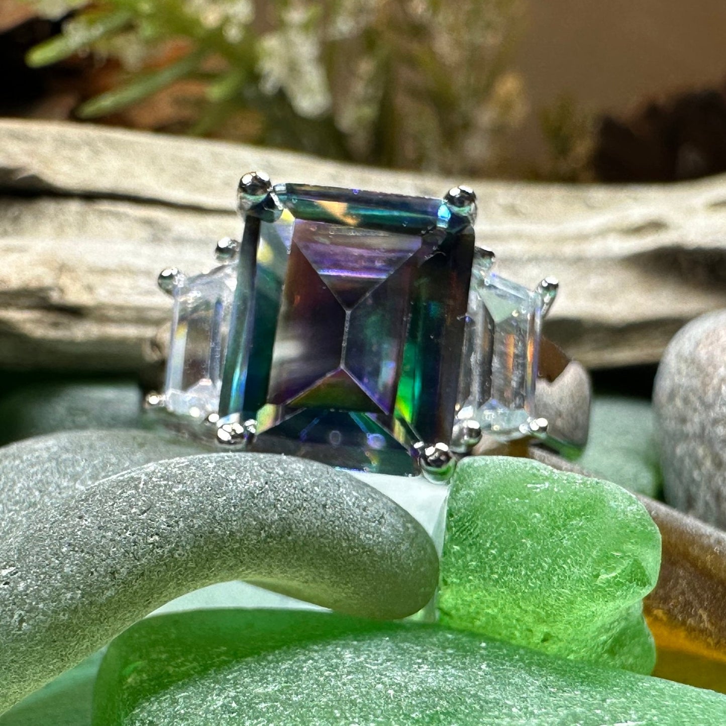 Lysander Mystic Topaz Ring — view 7