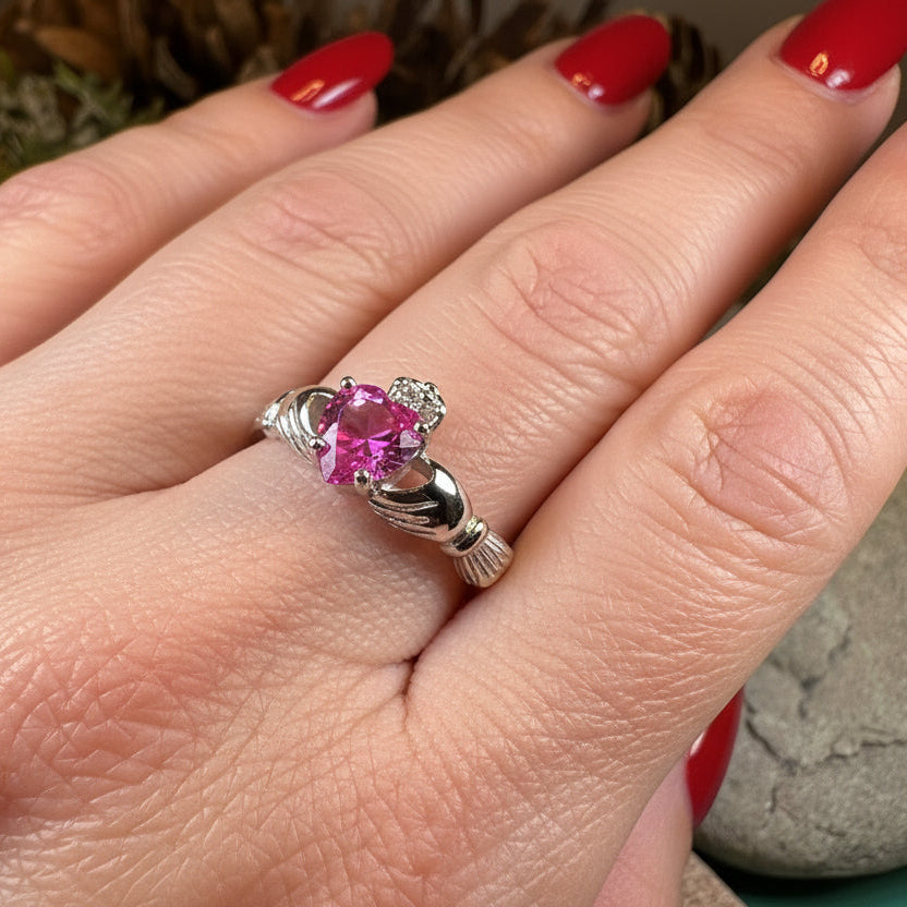 Claddagh Ring, Celtic Ring, Promise Ring, Irish Jewelry, Bride Gift, Ireland Gift, Heart Ring, Anniversary Gift, Girlfriend Gift, Wife Gift