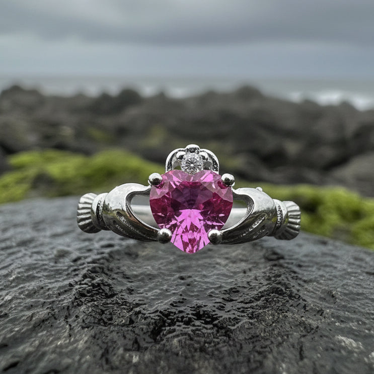 Claddagh Ring, Celtic Ring, Promise Ring, Irish Jewelry, Bride Gift, Ireland Gift, Heart Ring, Anniversary Gift, Girlfriend Gift, Wife Gift