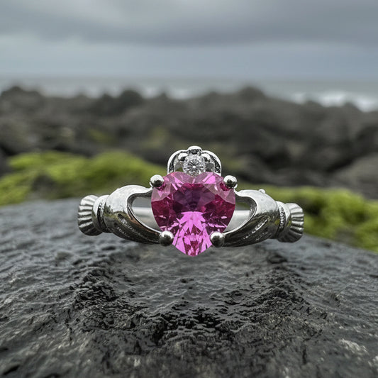 Claddagh Ring, Celtic Ring, Promise Ring, Irish Jewelry, Bride Gift, Ireland Gift, Heart Ring, Anniversary Gift, Girlfriend Gift, Wife Gift