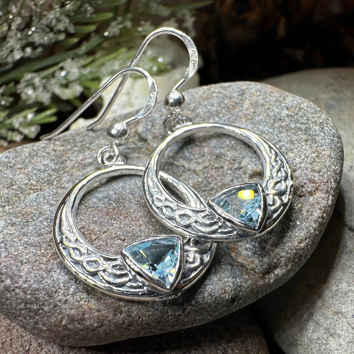 Clarion Trinity Knot Earrings — view 6
