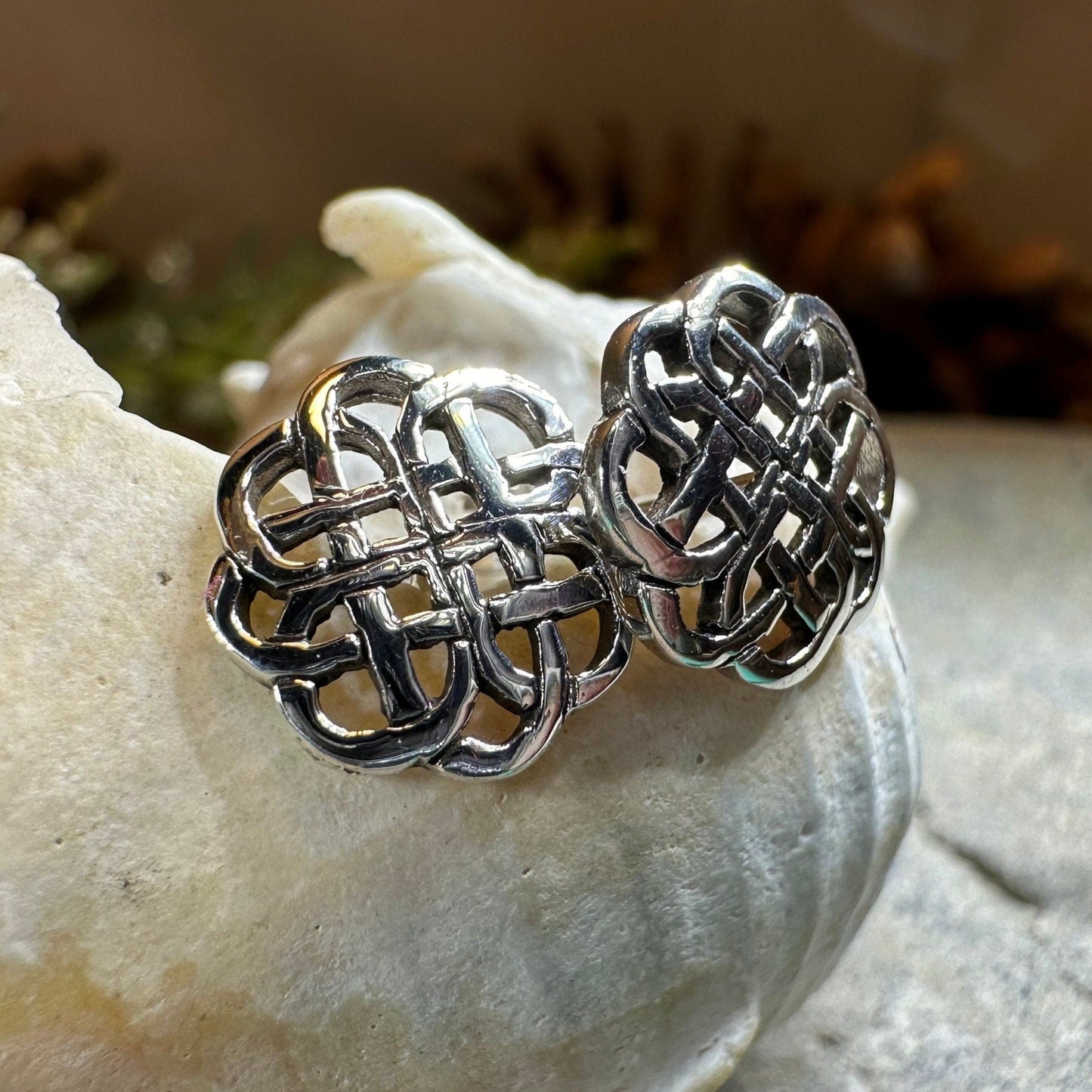 Eternal Grace Celtic Knot Earrings — view 6