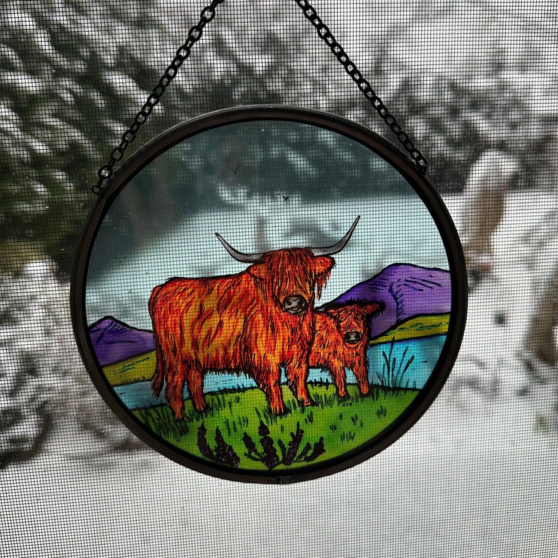 Scottish Highland Cow Suncatcher — view 7
