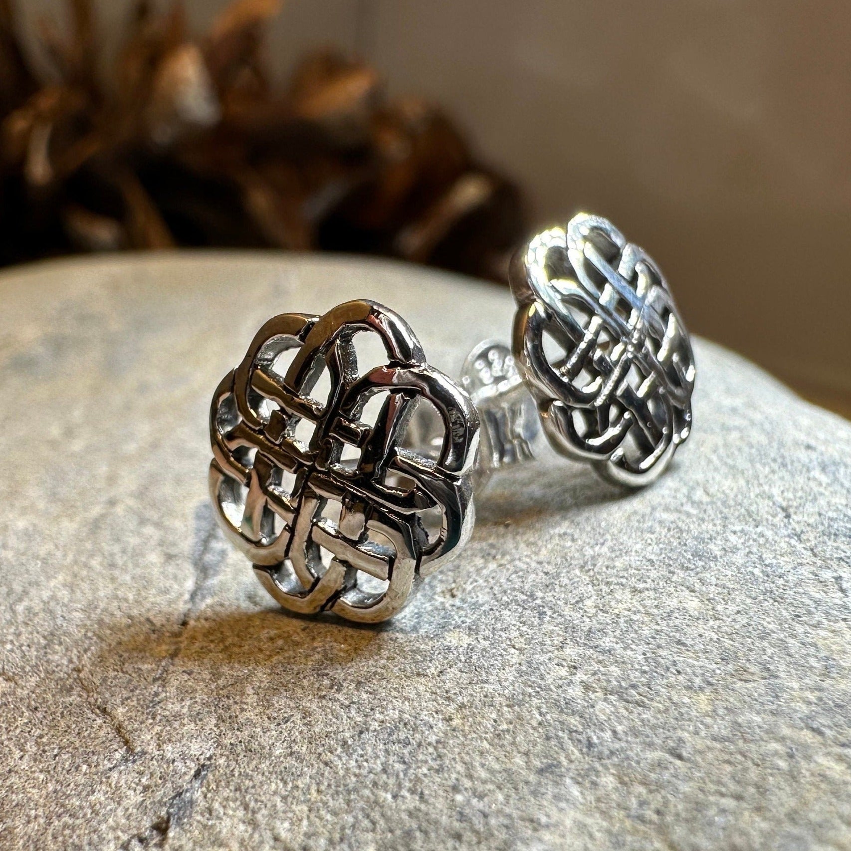Eternal Grace Celtic Knot Earrings — view 5