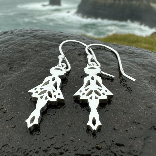 Irish Dancer Earrings, Irish Jewelry, Celtic Jewelry, Feis Gift, Ghillies Jewelry, Sister Gift, Irish Dance Gift, Silver Ireland Jewelry