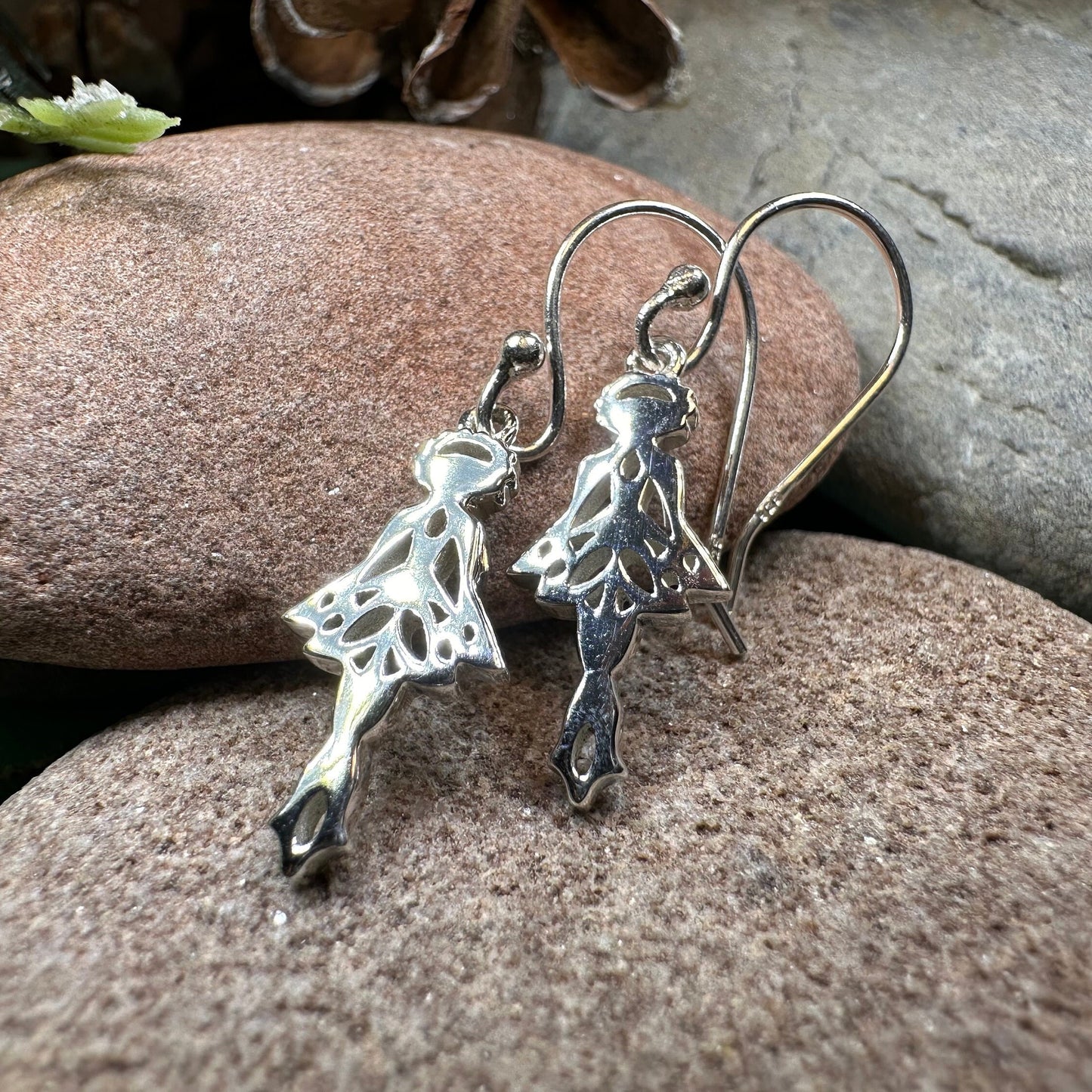 Irish Dancer Earrings, Irish Jewelry, Celtic Jewelry, Feis Gift, Ghillies Jewelry, Sister Gift, Irish Dance Gift, Silver Ireland Jewelry