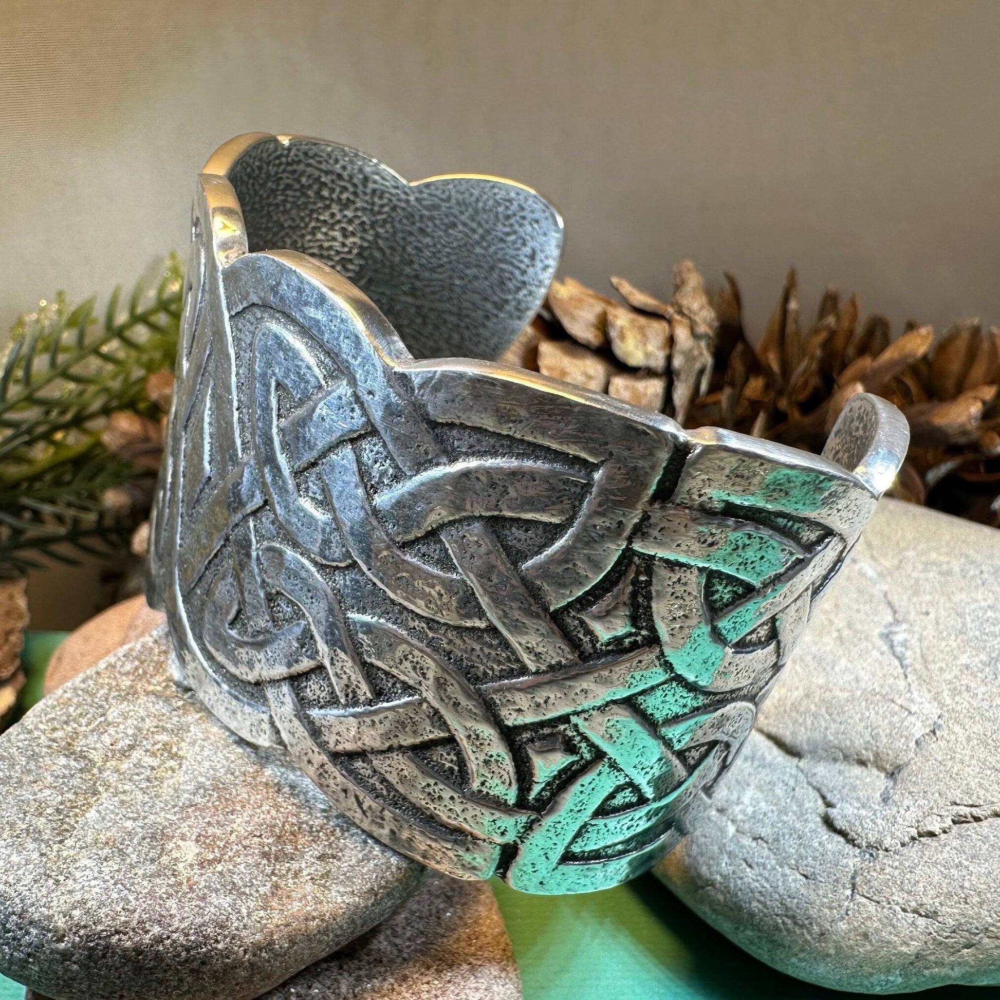 Celtic Knot Bracelet, Celtic Jewelry, Irish Cuff Bracelet, Bangle Bracelet, Scotland Jewelry, Wiccan Jewelry, Wife Gift, Girlfriend Gift