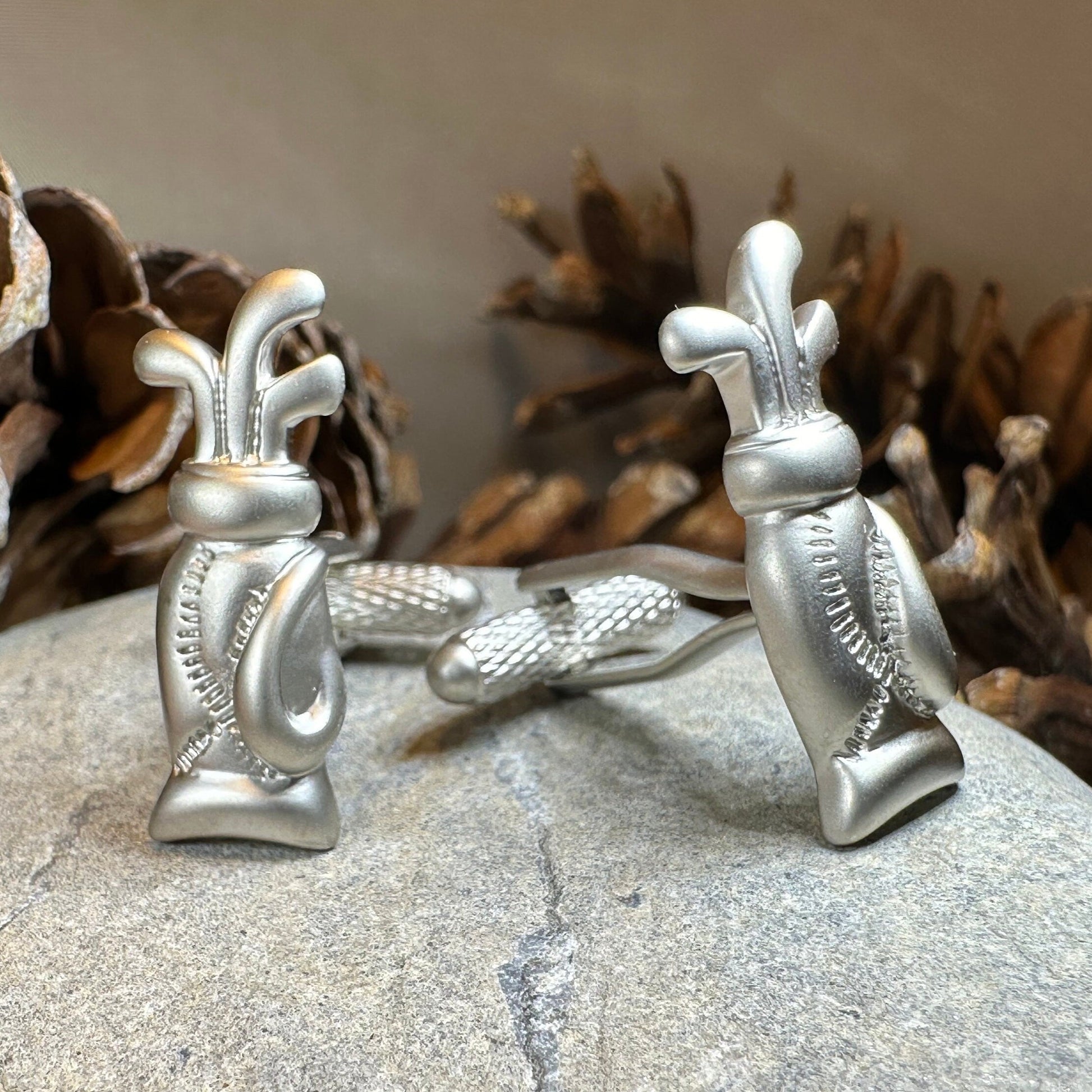 Golf Cuff Links, Scotland Jewelry, Men's Celtic Jewelry, Golfer Jewelry Gift, Groom Gift, Boyfriend Gift, Scottish Husband Gift