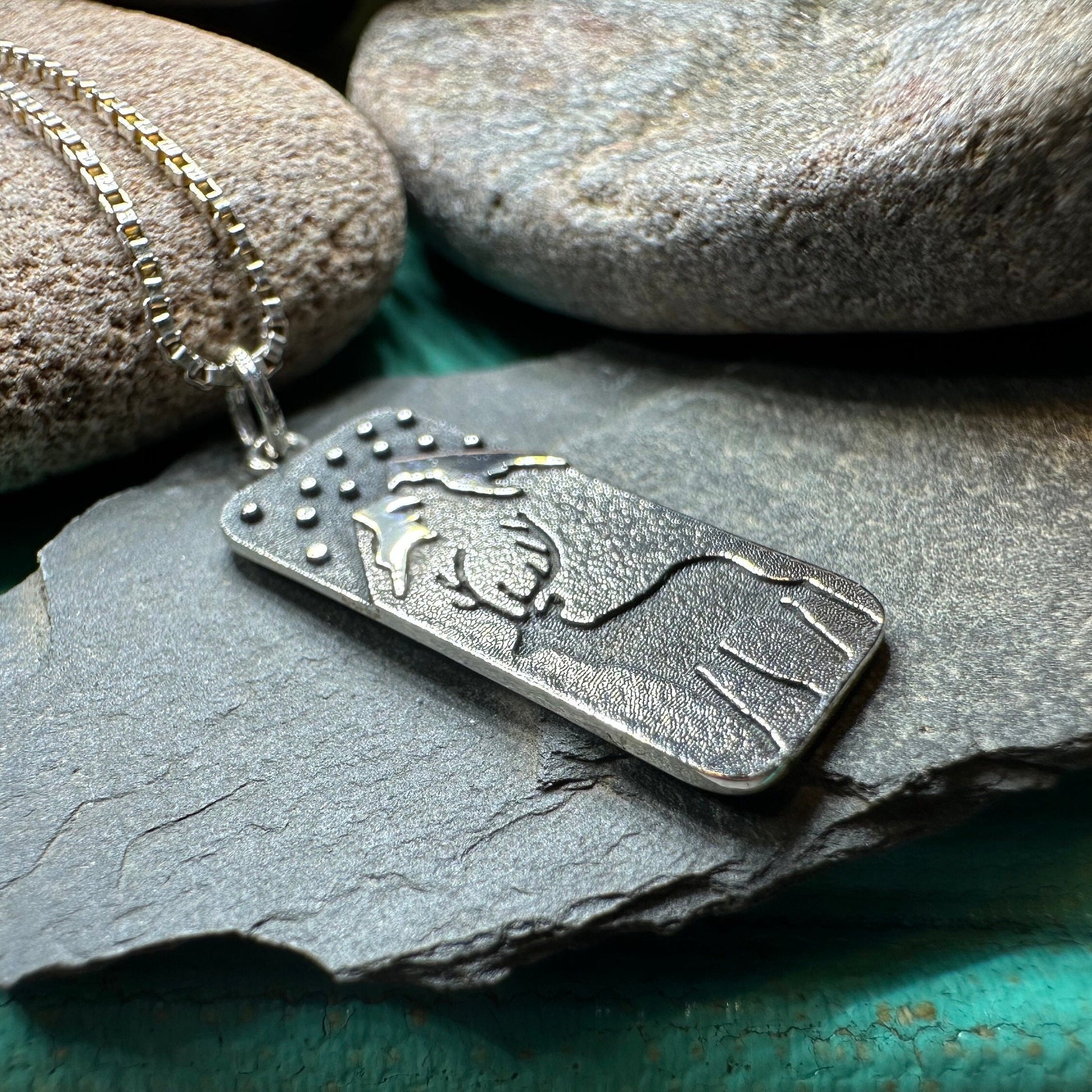 Stag Necklace, Scotland Jewelry, Scottish Stag, Hunter Gift, Nature Jewelry, Pagan Jewelry, Hunting, Wildlife, Deer Hunter, Wiccan Jewelry