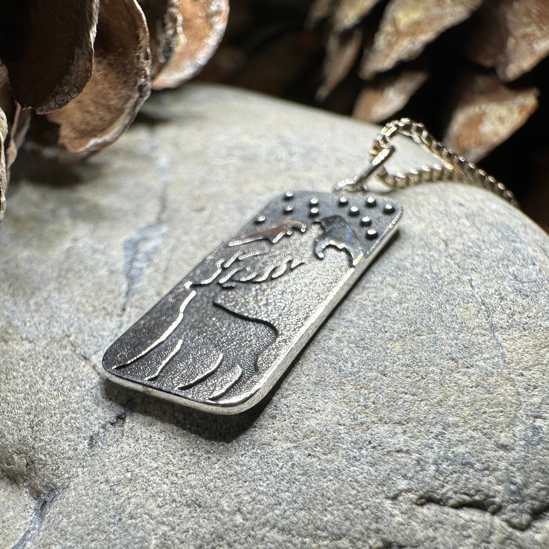 Stag Necklace, Scotland Jewelry, Scottish Stag, Hunter Gift, Nature Jewelry, Pagan Jewelry, Hunting, Wildlife, Deer Hunter, Wiccan Jewelry
