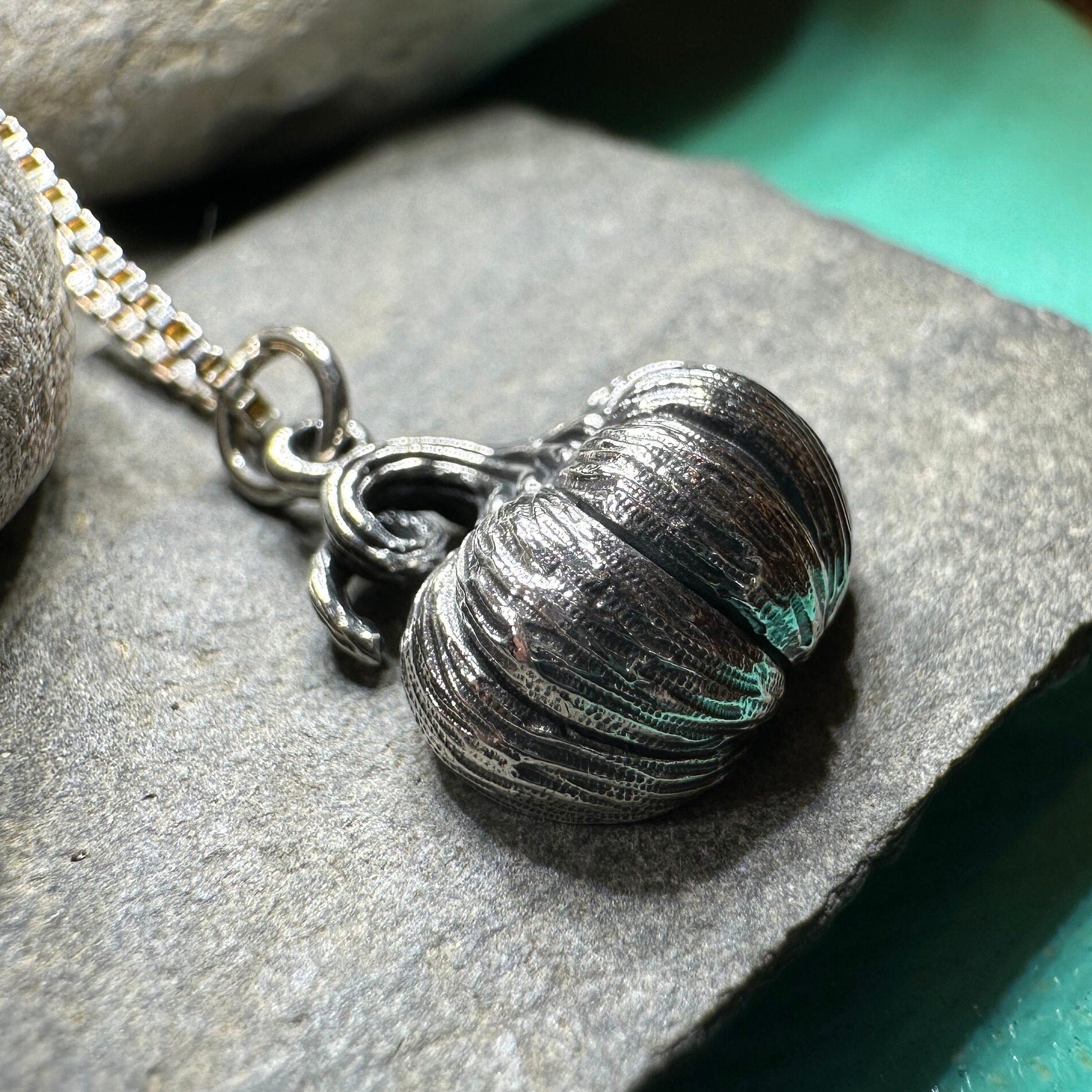 Realistic Autumn Pumpkin Necklace — view 7