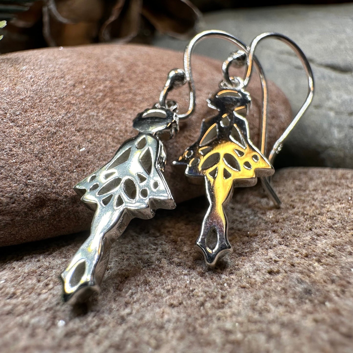 Irish Dancer Earrings, Irish Jewelry, Celtic Jewelry, Feis Gift, Ghillies Jewelry, Sister Gift, Irish Dance Gift, Silver Ireland Jewelry