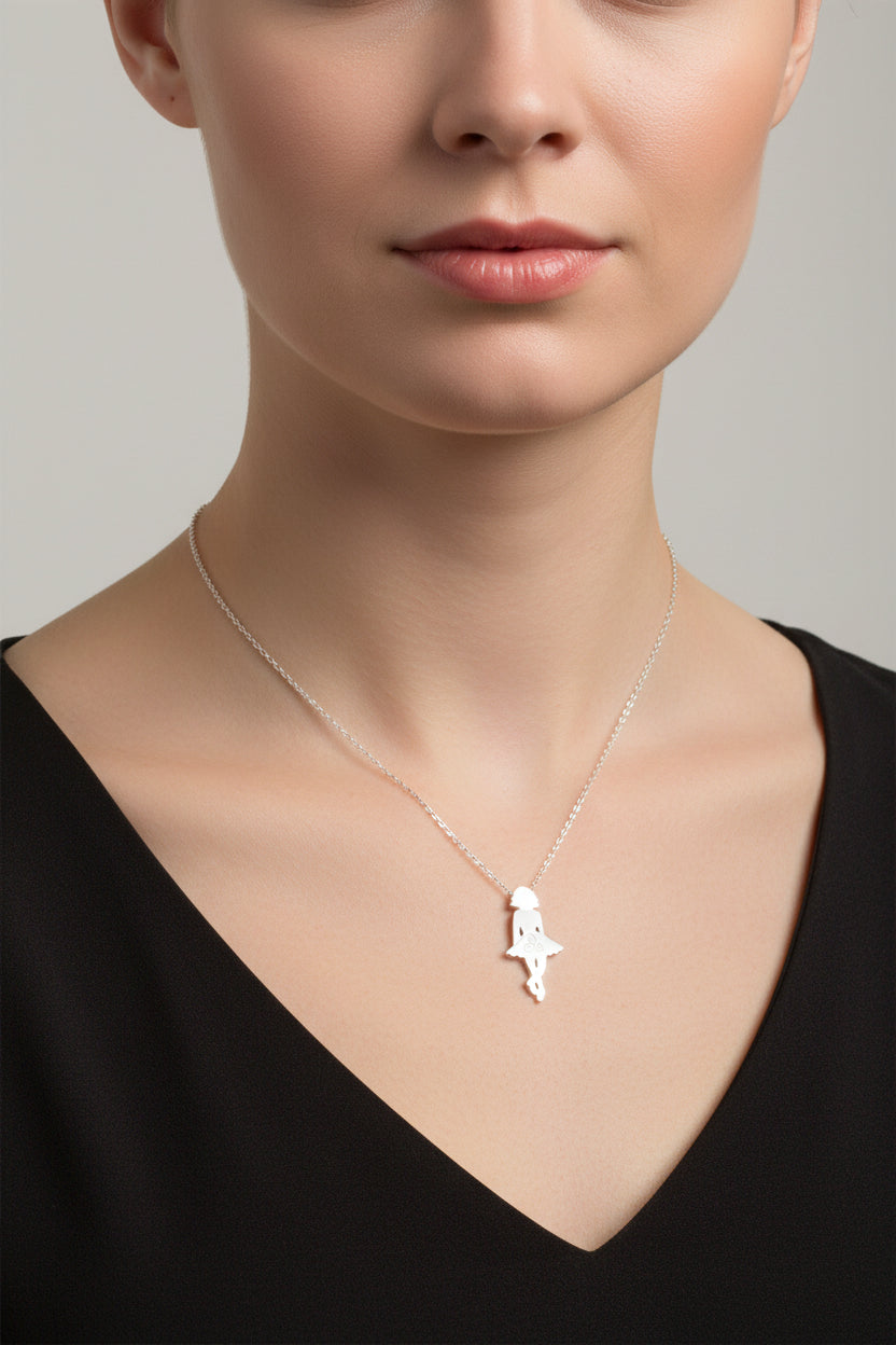 Triskele Irish Dancer Necklace — view 2