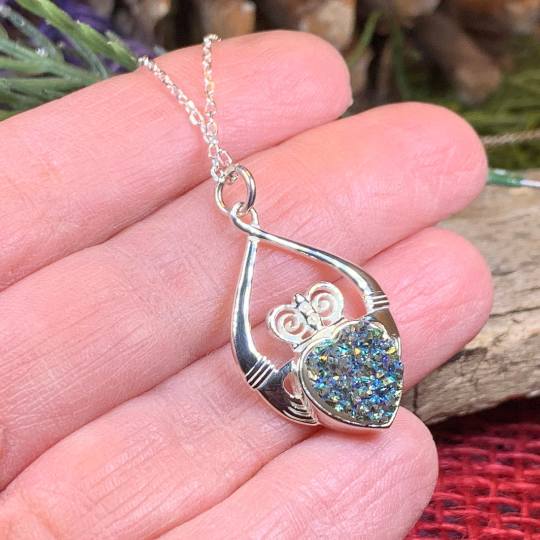 Juliet Irish Claddagh Necklace - Handmade in Ireland — view 11