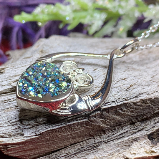 Juliet Irish Claddagh Necklace - Handmade in Ireland — view 5