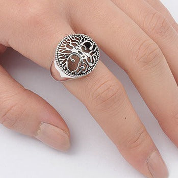 Load image into Gallery viewer, Adela Tree of Life Ring

