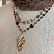Load image into Gallery viewer, Autumn Fire Long Necklace

