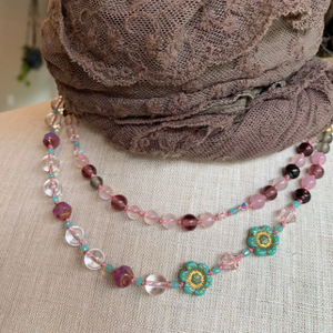 Duneflower Blossom Long Necklace