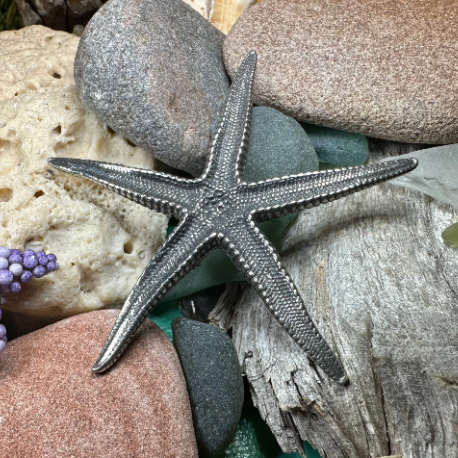 Starfish Brooch in silver