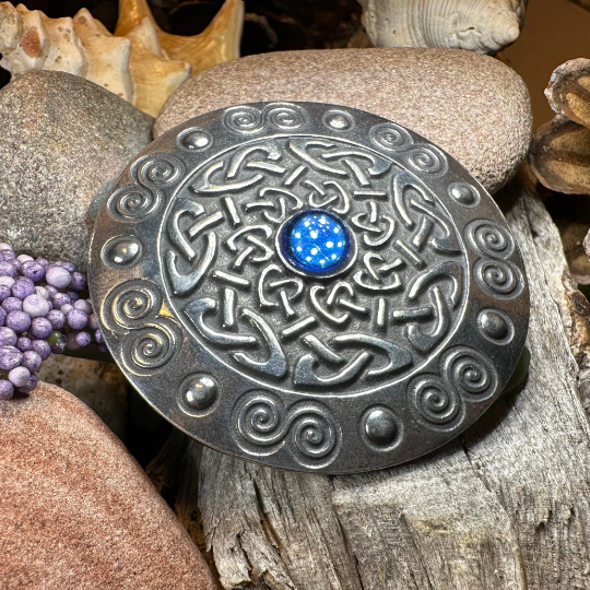 Heritage Celtic Knot Brooch in silver